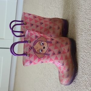 Girls rain boots